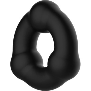 CRAZY BULL - ANEL DE SILICONE SUPER MACIO COM NÓDULOS