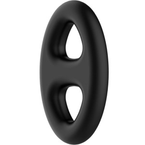 CRAZY BULL - ANEL DE SILICONE OVAL DUPLO