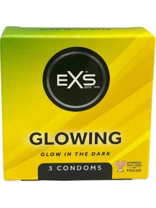 EXS CONDOMS - BRILHA NO ESCURO