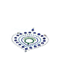 BIJOUX INDISCRETS - FLAMBOYANT AZUL E VERDE