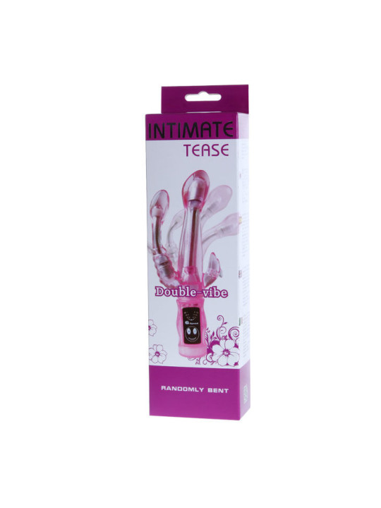 BAILE - VIBRADOR FLEXÍVEL COM ESTIMULADOR ANAL